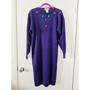 🟣🟪🟣Vintage beaded dress 🟣🟪🟣